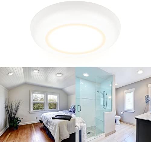 LED Ultralux LED סומק תאורת תקרה-מתקן תאורה רב תכליתי לתאורת חדר שינה, אורות ארונות, אורות מטבח | סומק LED LED